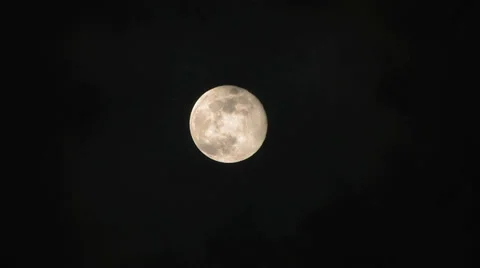 Full moon night sky. moon background Stock Footage 37270570