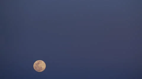 Full moon at night, time lapse Stock Footage 143897168