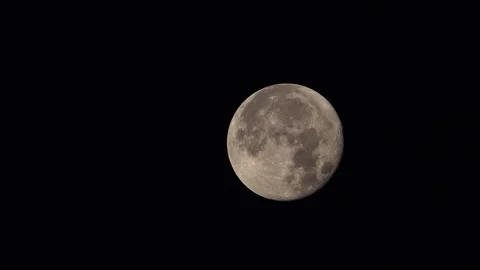 Full moon at night, timelapse  Stock Footage 246298100