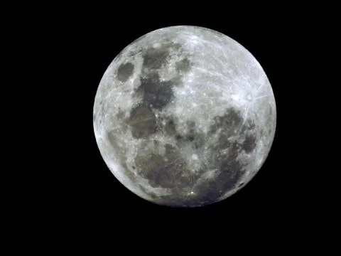 Full Moon or Perigee Moon Stock Photos