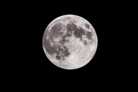 Full moon from Paris Stock Photos