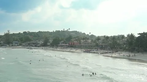 Full Moon Party Beach Video stock 21804975