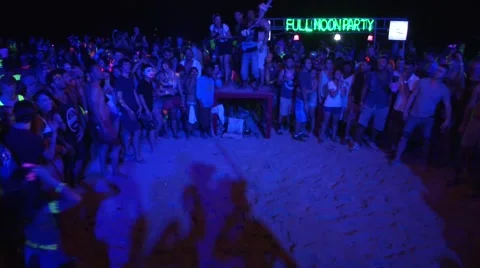 Full Moon Party Ko Pha Ngan, Thailand Vidéo 57663864