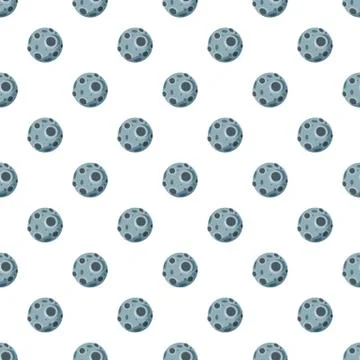 Full moon pattern Stock Illustration