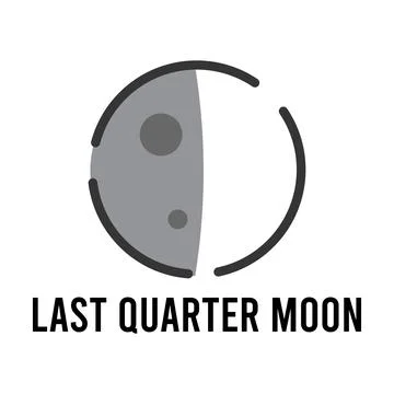Full moon phase icon vector Ilustração Stock