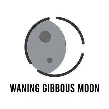 Full moon phase icon vector Stock Illustration