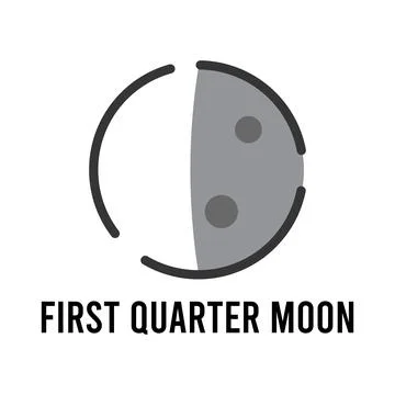 Full moon phase icon vector Stock Illustration