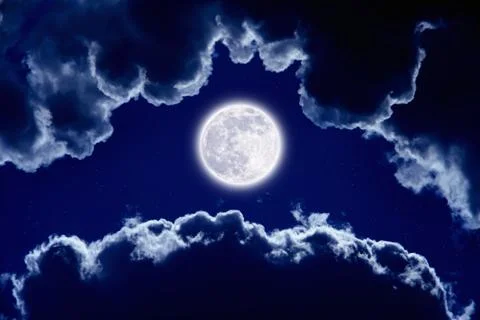 Full moon 写真素材