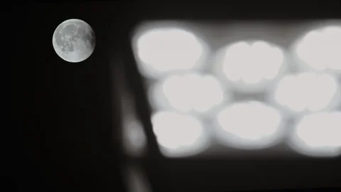 FULL MOON RACK FOCUS Stock Footage 331093081