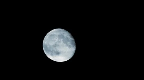 Full moon raising. 1080p hd. large moon Видео 30367018