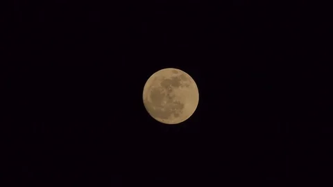 Full moon, real time. Stock-Footage 98762254