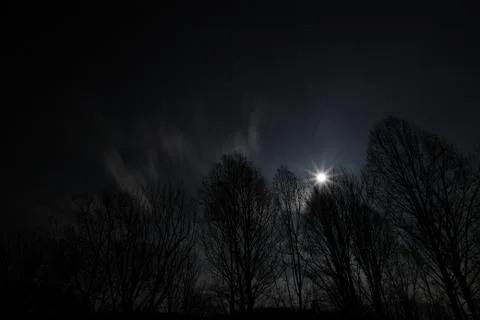 Full Moon Right Stock Photos