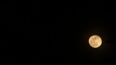 Full Moon Rise Stock Footage 934415