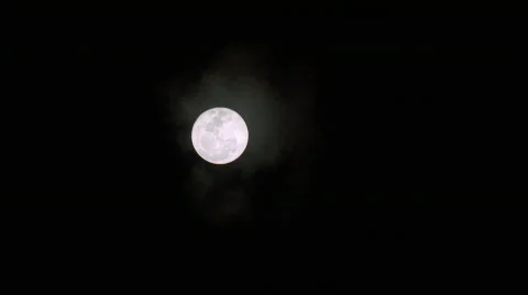 Full Moon Rise HD Stock Footage