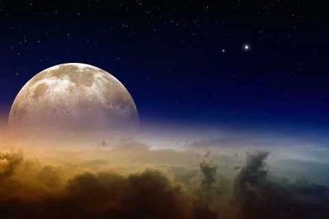 Full moon rise Фото