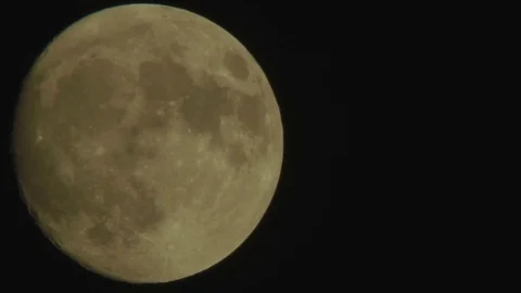 Full Moon Rising, Large Stock Footage 82220972