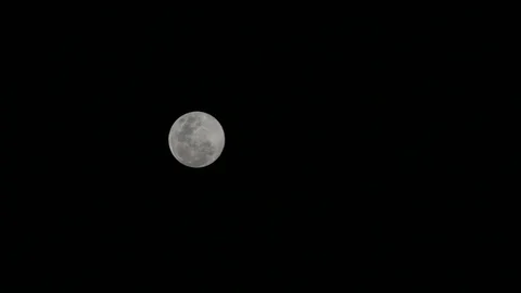 Full Moon Rising Sped up, South Africa Stock Footage 91542665
