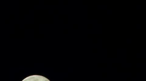 Full Moon Rising, Time Lapse Stock-Footage 52435079
