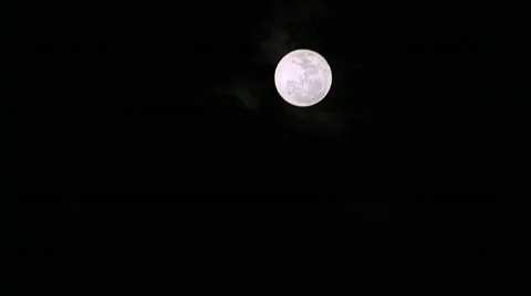 Full Moon Set 480x270 Video stock 533514