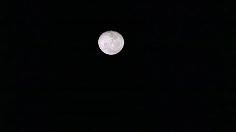 Full Moon Set 480x270 Video stock 534288