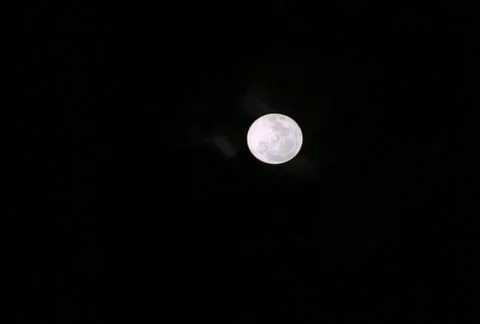 Full Moon Set NTSC Video stock 533518