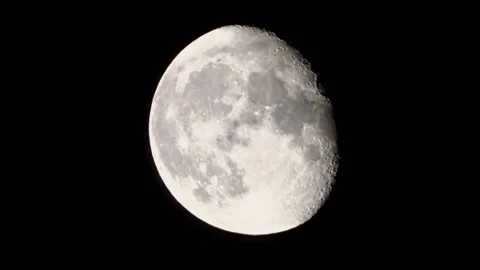 Full moon shining at night,full moon hd video,night and full moon Vídeo Stock 156519665