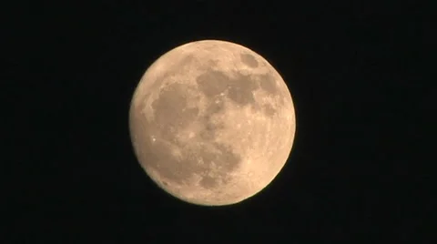 A full moon shows surface crater details in the Sonoran Desert 스톡 동영상 55062487
