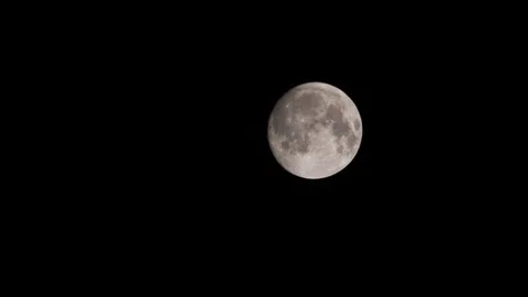 Full moon in the sky 4K Stock Footage 79733068