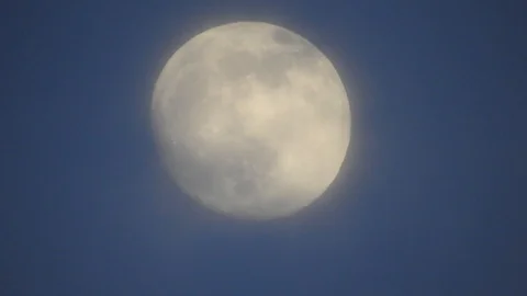 Full moon in the sky with clouds Stock-Footage 124782767