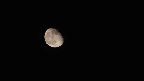 Full moon in the sky Stock Footage 254423285