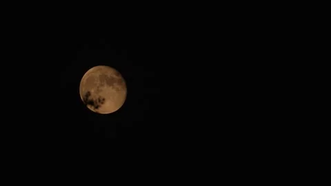 Full moon in the sky Stock Footage 254423315