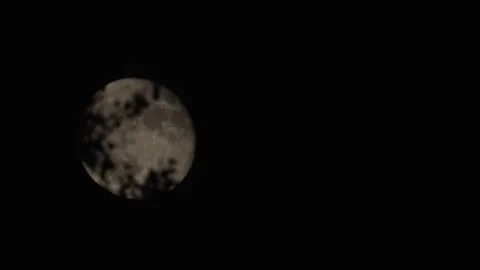 Full moon in the sky Stock Footage 254423320