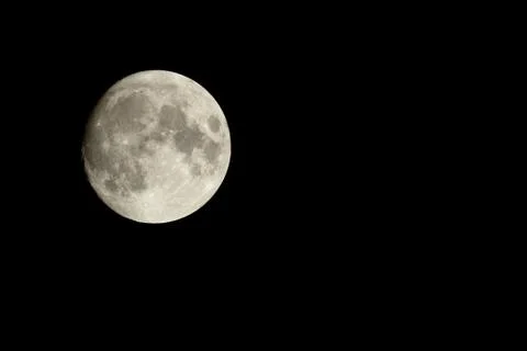 Full moon in the sky Stock Photos