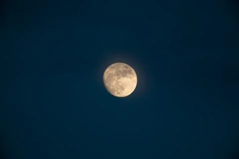Full moon in the sky Stock Photos