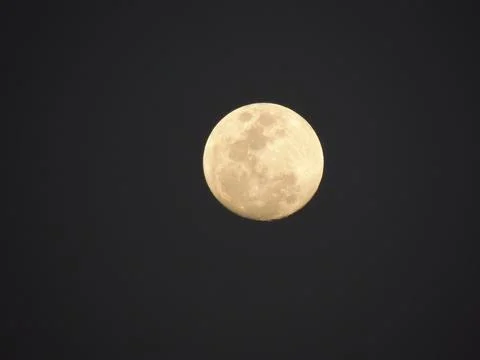 Full moon in the sky Stock Photos
