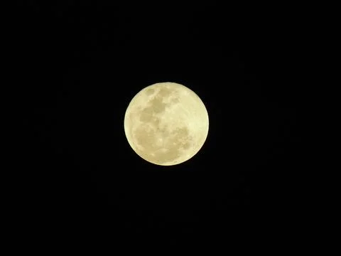 Full moon in the sky Fotos Stock