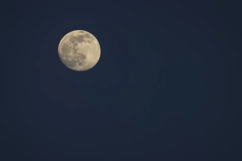 Full moon in the sky Stock Photos