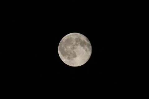 Full moon at a starry night Stock Photos