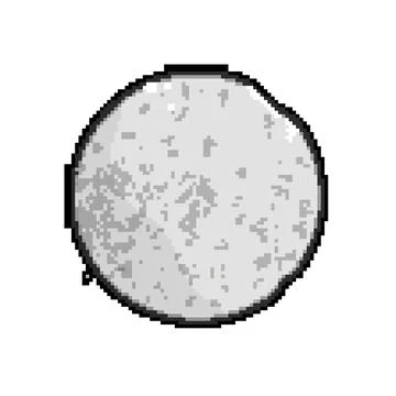 Full moon surface texture with detailed craters Illustrazione stock