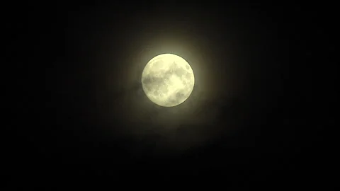 THE FULL MOON TIME LAPS Stock Footage 318222589