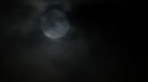Full moon time lapse 02 Stock Footage 44204545