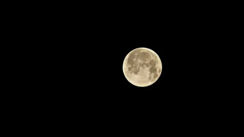 Full Moon – time lapse, detail Video stock 79393310