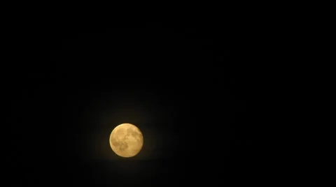 Full Moon Time Lapse Stock Footage 930902