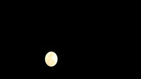 Full Moon Time Lapse Stock Footage 1644278