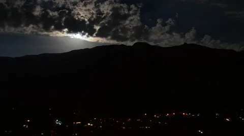 Full moon time lapse Stock Footage 52933783