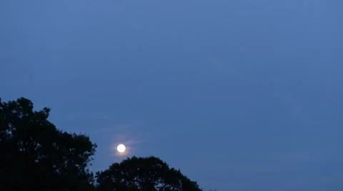 Full Moon Time Lapse Stock Footage 54734306