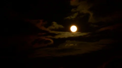 Full moon time-lapse. Stock Footage 74403882