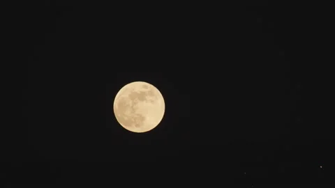 Full Moon Time Lapse Stock Footage 154184052