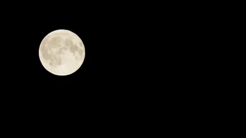 Full Moon Time Lapse Stock-Footage 345589259
