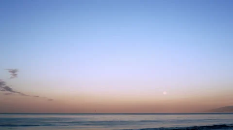 Full Moon Time Lapse Ocean 2 스톡 동영상 49798639